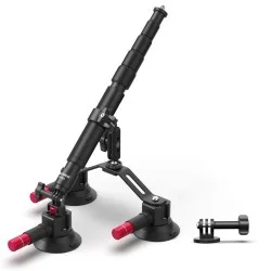 Neewer car mount for camera 3 in 1  suction cups mount kit with extention rod _ black